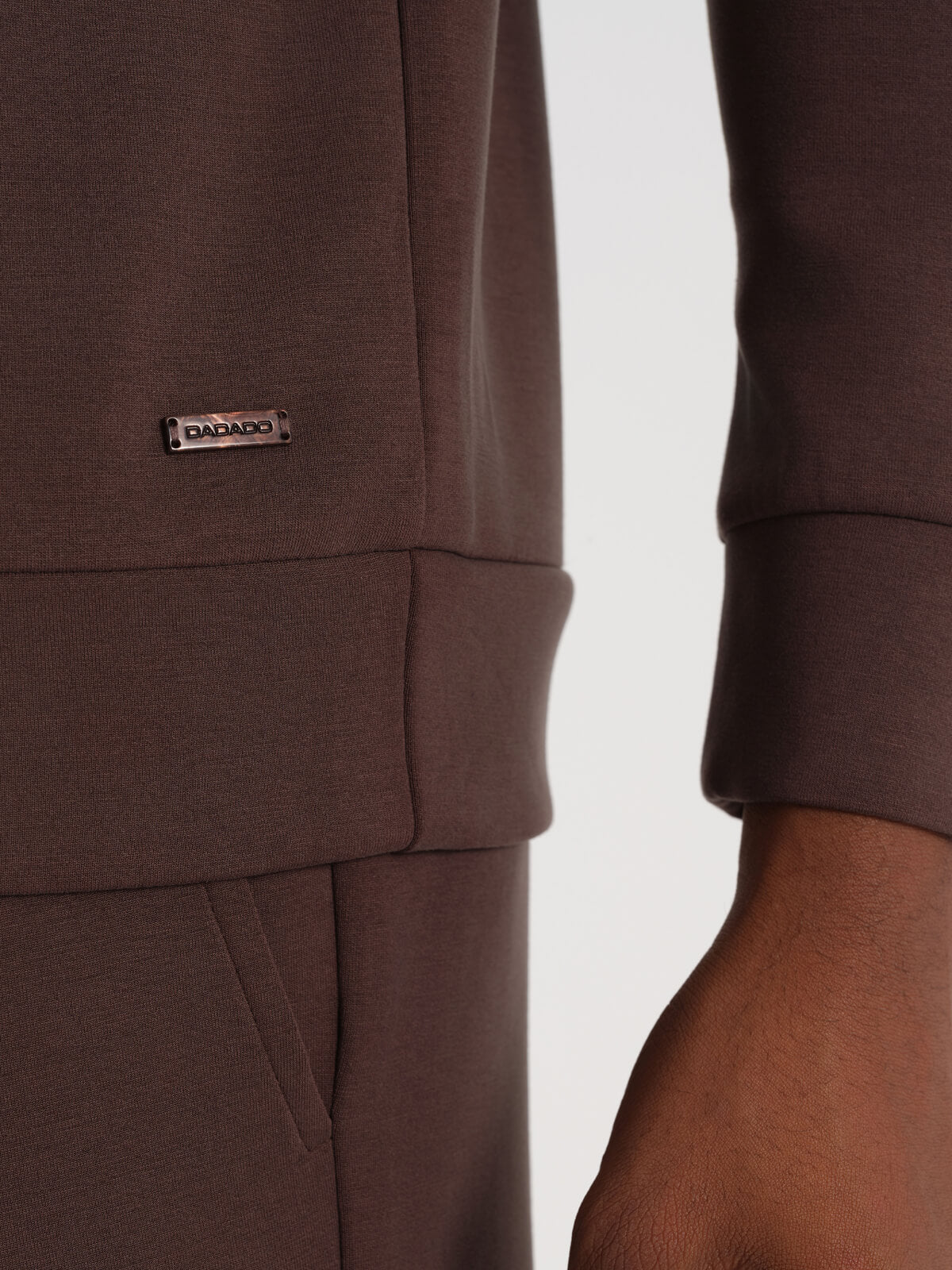 Dadado Bambu Polo Long sleeve Brown